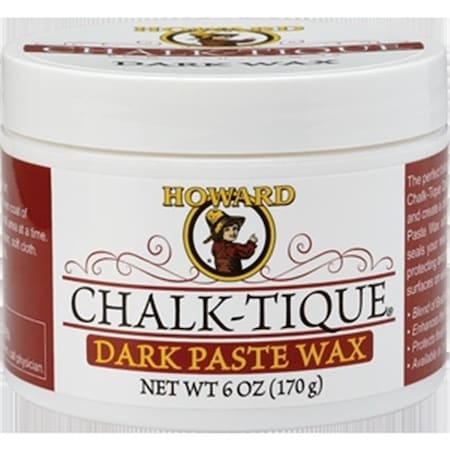 Howard Howard 088682070719 CTPW07 6 oz Chalk-Tique Dark Paste Wax 88682070719